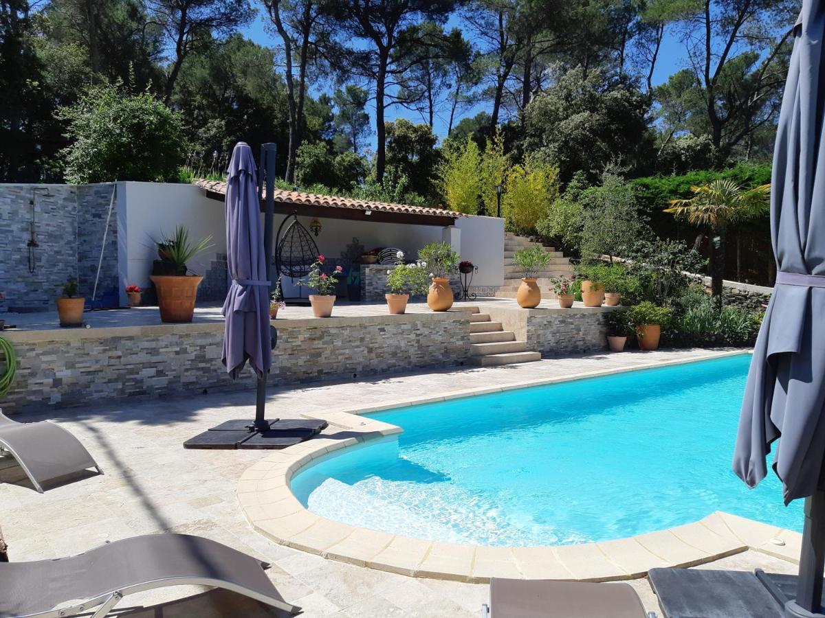 Les Chambres Manon - Piscine, Spa, Tennis Belcodene Eksteriør billede